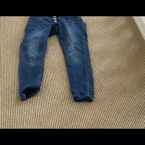 Blue justice high rise jeggings size 10